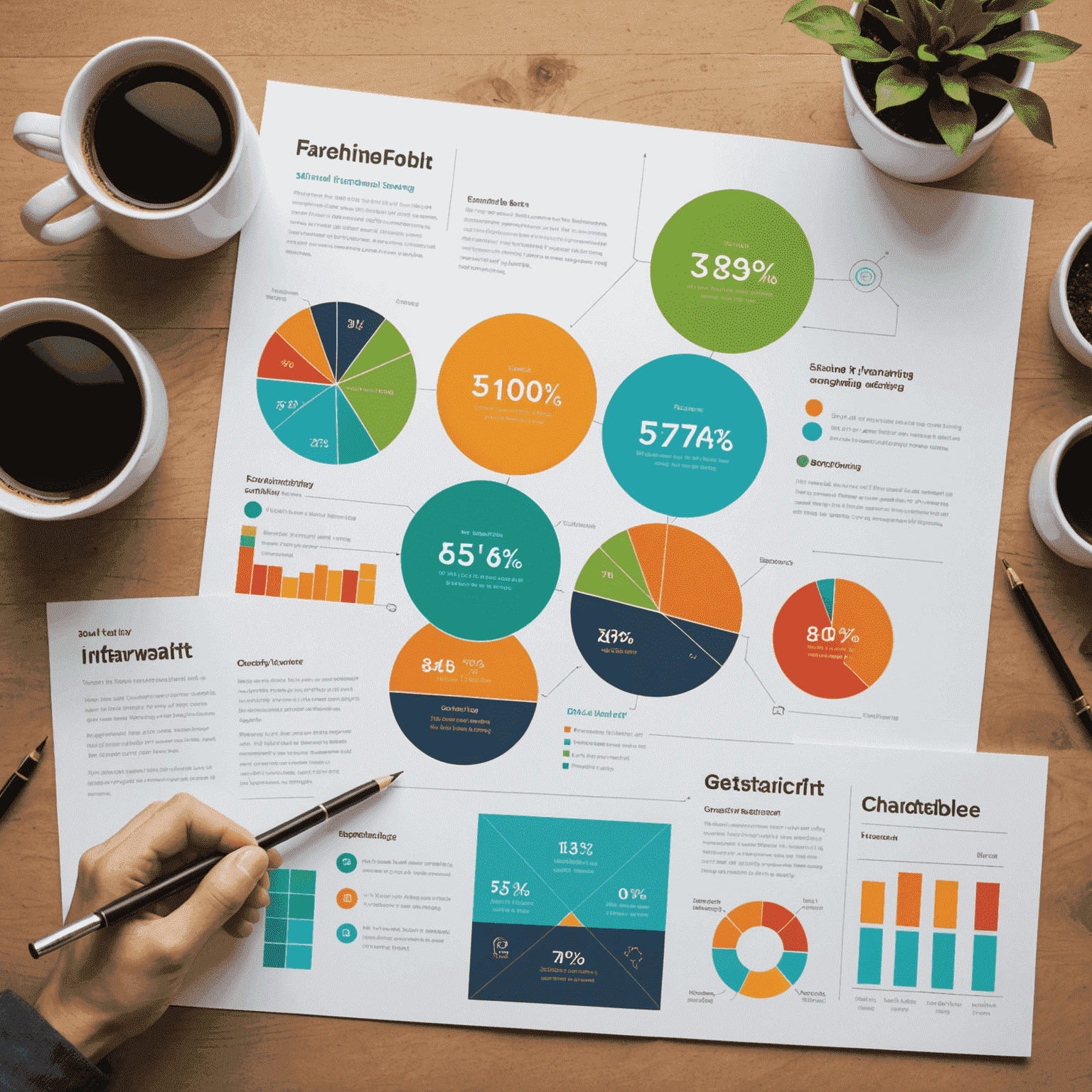 Imagen que muestra ejemplos de contenido visual atractivo, incluyendo infografías, videos y diseños gráficos